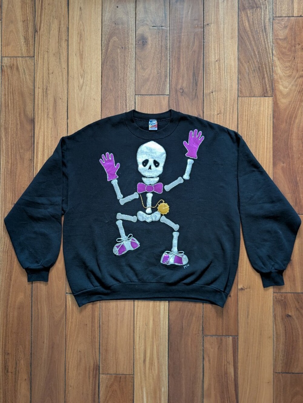 Halloween Vintage Skeleton Crewneck (2X)